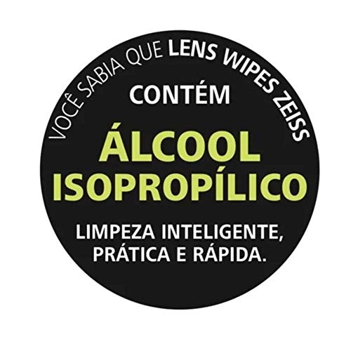 KIT 3 CAIXAS DE 50(unidades) LENS WIPES ou KIT DE 5 CAIXAS DE 30(unidades) LENS WIPES ZEISS