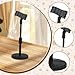 FytStycale Hands Hair Dryer Stand Adjustable Stable Easy to Use Rotatable Clip Blow Dryer Holder for Home Styling Bathroom Vanity