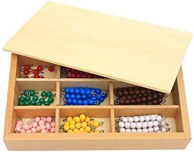 Miniatura 5 de Danni Niños Matemáticas Aprender Juguetes Montessori Madera Matemáticas Juguetes Educativos Colorido Tablero de Ajedrez Cuentas Juguete Matemáticas
