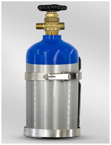 Support de bouteille d'oxygène en acier pour éliminer les risques de chute