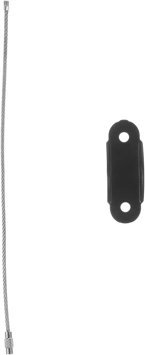 Lawsen Furniture Anchors 20pcs Furniture Anti Tip Kit Wide Straps Screws Wall Anchors for Furniture Dresser(Black)