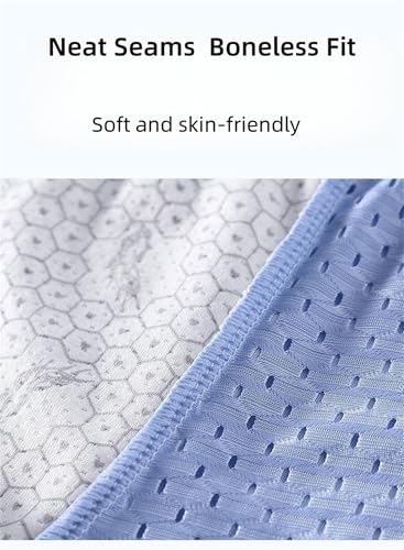 Hello Mesh Mens Underwear, Low Rise Boxer Briefs for Men, Ultra-Thin Panties, Mens Breathable Trunks2