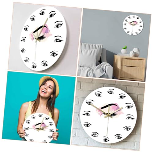 Horloge murale décorative Ciieeo pour salon de beauté et institut moderne