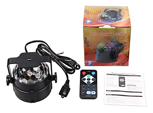Led Sound Activated Party Lights With Remote Control Dj Lighting Disco Ball Strobe Club Lamp 7 Modes Stage Par Light Magic Mini Led Stage Lights For Christmas Home Room Dance Partiee Parties Birthday #TOP6