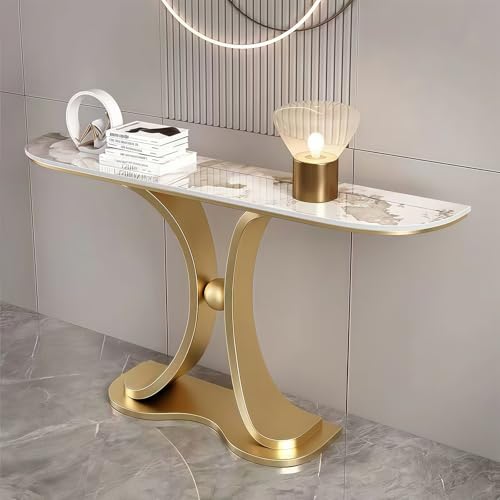 Modern Decorative Console Table for Entryway, Creative Sofa Table Narrow