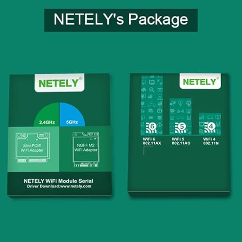 Netely WIRELESS-AC 7265HMW Mini-Pcie Interface 1200Mbps Wifi Adapter With Bluetooth 4.2 For Windows 7,8.1,10,11 Laptop Pcs And Desktop Pcs thumb #5