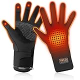 Rechargeable Electric Battery Heated Gloves for Men and Women (L)