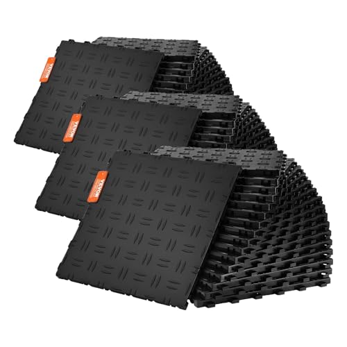 Dalles de garage emboîtables VEVOR carrelage de sol clipsable contre l'humidité