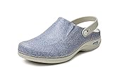 Wash&Go medizinischer Clog WG0334390, Marineblau/Weiß,39 EU
