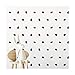 StickerDeen Naklejka na ścianę, motyw: punkty Londyn, usuwalna, winyl, 168 sztuk (czarna)