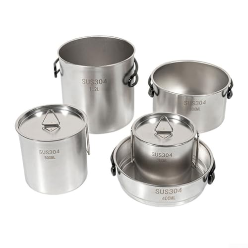 Kit ligero de taza para camping utensilios de cocina para picnic y trekking 2