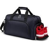 Bolsa de Academia, Bolsa de Viagem e Mochila Conversível, Compartimento para Calçados, Alça de Ombro Ajustável, Resistente, Impermeável, Unissex - PREMIUM