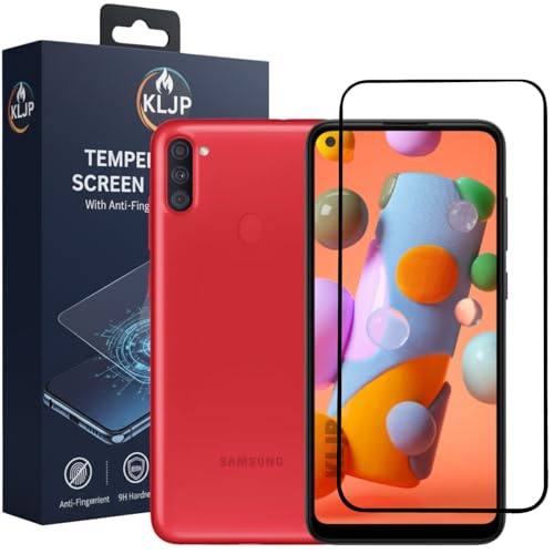 Image of Military-Grade Gorilla Tempered Glass For Galaxy M11 / A11 With Installation Kit | Edge to Edge Coverage | Black