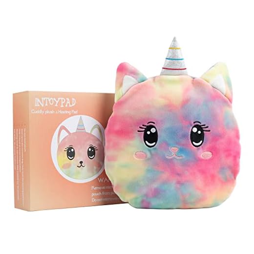 Intoypad Unicorn Microwavable Heating Pads for Pain Relief, Cramps, and Menstruation with Lavender Scent