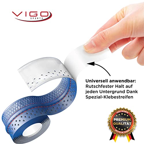 VIGO SPORTS selbstklebendes Tennis Griffband mit Anti-Schweiß Technologie – rutschfestes Badminton Griffband universell für Tennisschläger, Badminton Schläger & Overgrip - Griffband Tennisschläger - Image 4