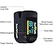 Zacurate 500C Elite Fingertip Pulse Oximeter Blood Oxygen Saturation Monitor with Silicon Cover, Batteries and Lanyard (Mystic Black)