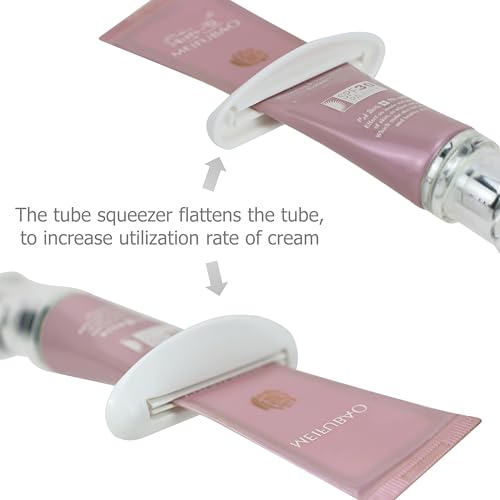 eiks 6 sets tube squeezer clip for toothpaste hand cream paint tube cosmetics easy press amp reduces waste