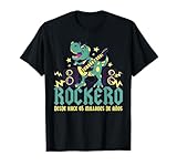 Rockero Niño, Dinosaurio T-Rex Rockero Camiseta