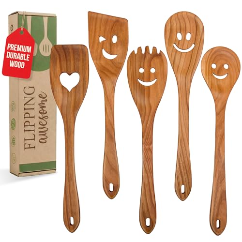 MFC 5-Piece Wooden Cooking Spoon Set