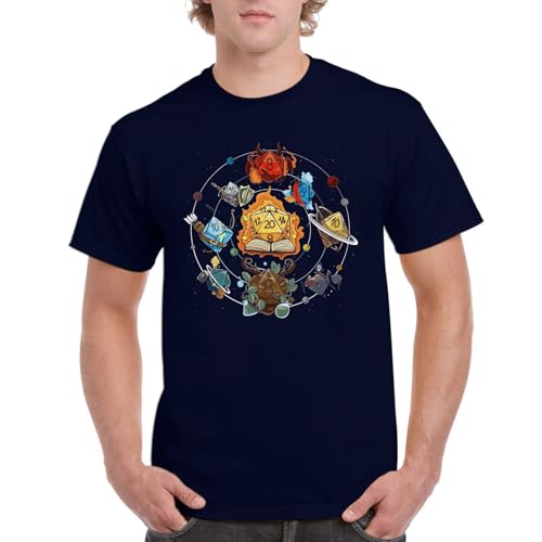 the Fan Tee Camiseta de Adulto de Hombre Juegos de Mesa rol Geek Dados & Dragones Frikis Fantasía 037 XL