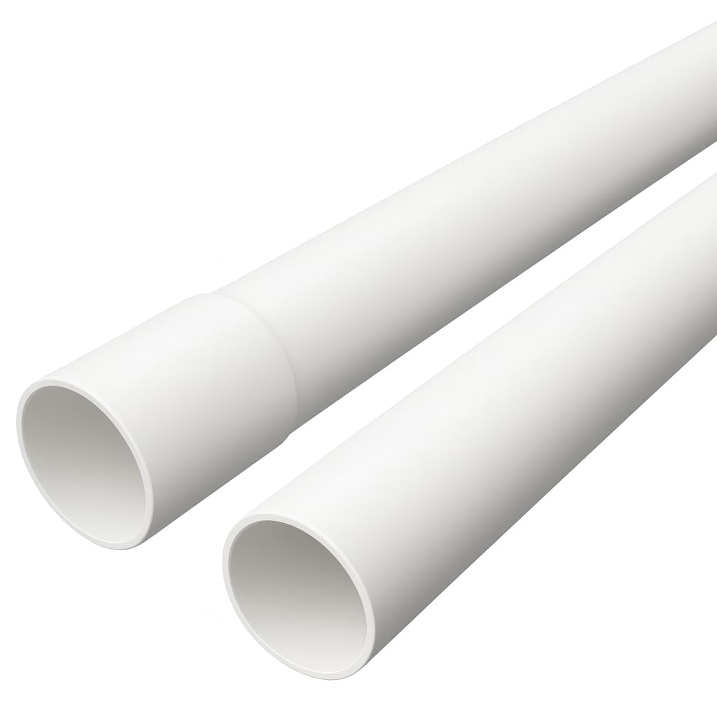 Przewód kablowy z PVC sztywny 20 mm M20 20 m trudnopalny biały