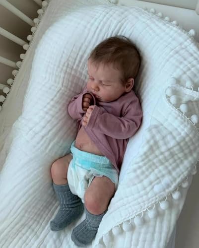Muñeca Reborn Baby Doll realista 50 cm cuerpo completo miniatura 3