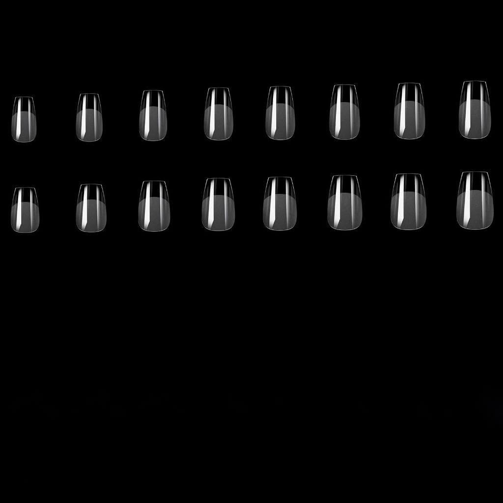 480x/Set Semi-Frosted Nails Tips for Nails Extensions Press On Nails Soft Gels Tips Full Covers False Nails Tips