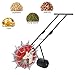 Lfhelper Manual Seeder Planter Tool Garden Seeder Row Planter Precise Seeding Machine Hand-Push Seeder for Corn Soy Peanut Cotton Soybean, 3-15 Millimeters of Seeds Can Be Sown