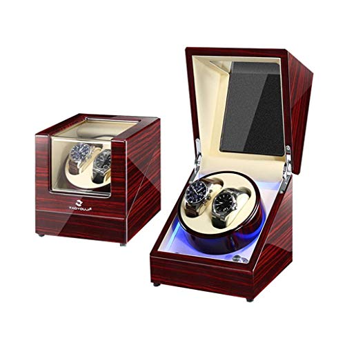 Bobinador doble reloj automático ideal para mantener sus piezas en marcha sobre la mesita