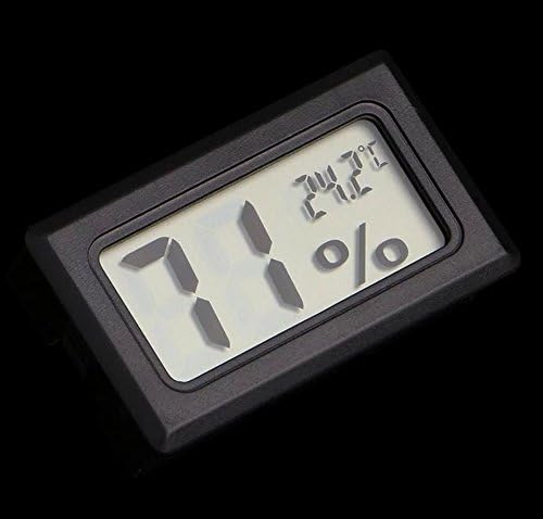 Duolaimai Ultra-Compact Mini Electronic Hygrometer Temperature and Humidity Meter with Dew