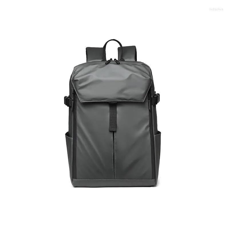 Image of Weekender Travel Laptop Backpack with Anti Theft Pocket Zipper Closure, Organizer Dual Strong Handles for Travelling and Camping-T H 250532 Brown