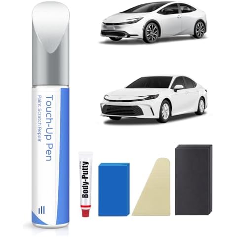 PARTS4EV Super White/Ice Cap(040) Touch Up Paint Repair Kit Compatible with Toyota - DIY Kit Exactly Matches Chips and Nicks Cover