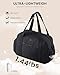 LOVEVOOK Duffle Bag for Travel, Puffer Weekender Gym Bags for Women with Toiletry Bag, Lightweight Carry on Overnight Bag Hospital Bag, Personal Item Bag for Airplanes