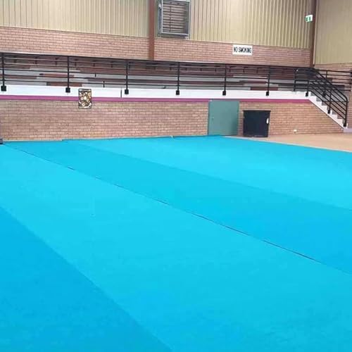 Indoor Gymnastics Track Mat - Cheer Tumbling Roll-Up Exercise Carpet for Home Gym, Sturdy Foam Flooring for Wrestling and Training, Portable Fitness Equipment