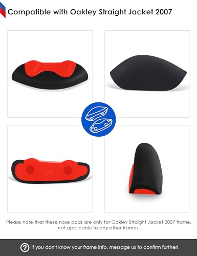 Image of BLAZERBUCK Replacement Nose Pads for Oakley Straight Jacket 2007 Sunglass