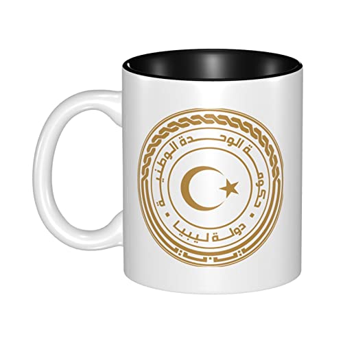 Mug Tasse 330Ml Libye Mug Drôle Cup Original Tasse À Café pour Valentin, Amoureux, Cadeau