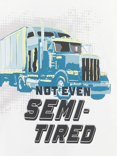 Simple Joys by Carter's Boys and Toddlers' 4-Piece Pajama Set (Cotton Top & Fleece Bottom)4