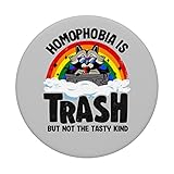 Zoom IMG-2 l omofobia trash procione arcobaleno