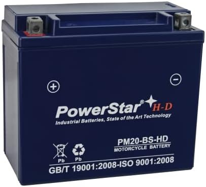 PowerStar HD Battery For 65991-82B Twin Power 485004 YTX20-BS Battery PowerStar HD Battery For 65991-82B Twin Power 485004 YTX20-BS Battery