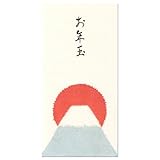 【Amazon.co.jp 限定】和紙かわ澄 和紙 お年玉袋 万円袋 長サイズ 9×18cm ちぎり絵 お年玉 富士山 5枚入