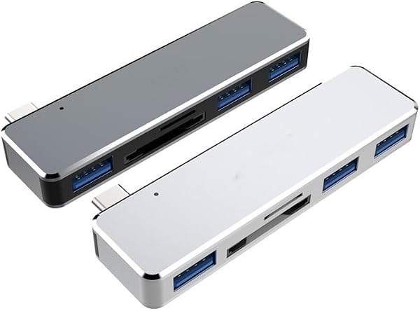 WODHAZNC Usb3.0 5-in-1 Docking Card Reader Multi-Function Laptop hub(D) - 1