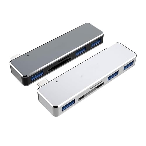 WODHAZNC Usb3.0 5-in-1 Docking Card Reader Multi-Function Laptop hub(D)