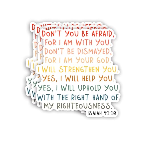 (3Pcs) Don't You Be Afraid for I Am with You