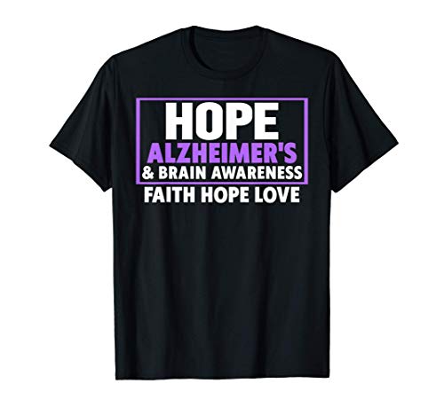 Hope Alzheimer's Brain - Alzheimer's Brain Awareness T-Shirt