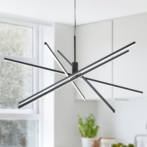 AIRYPHANT Modern 47-inch Big Chandelier for High Ceiling, Large Foyer