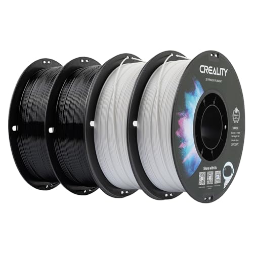Creality 4 kg Black & White PETG Filament 1.75mm, 3D