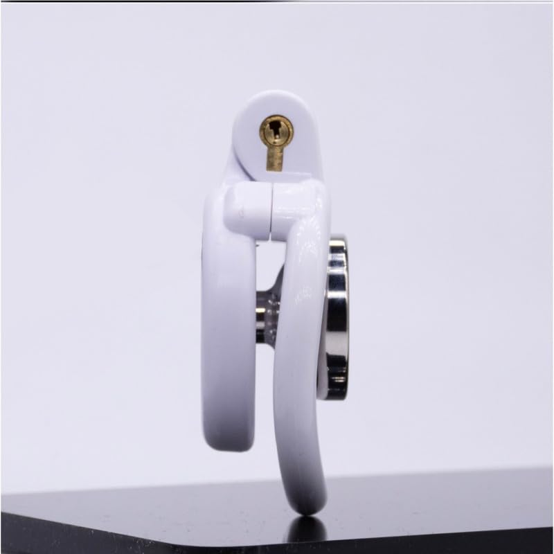 Jaula Plana Blanca Transpirable para Testigo Masculino con Diferentes Anillos, Jaula Protectora PortáTil para H1 Masculino (Tapa Blanca + Negativa)