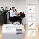 HSM shredstar X10 Aktenvernichter I Partikelschnitt 4,5x30mm I Sicherheitsstufe P-4 I Leiser Home Office Schredder für Papier, CDs, DVDs, Kreditkarten I 20l Auffangbehälter I Papierschredder 10 Blatt