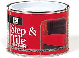 SDMAX 151 Coatings STEP & TILE RED PAINT GLOSS - 180ml Wood Metal Concrete Top Coat Indoor Outdoor
