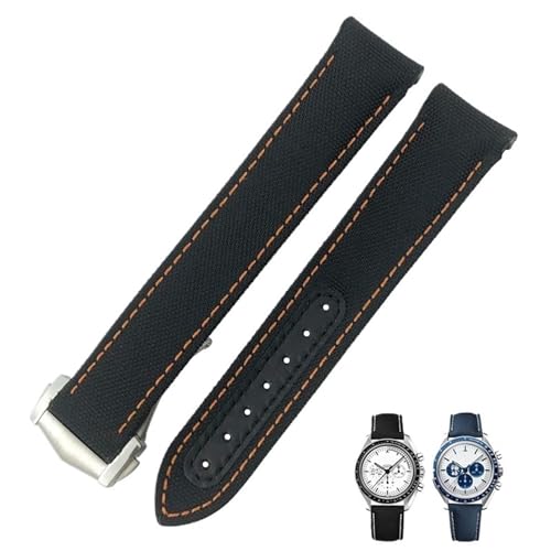 Bracelet montre tissu 21mm Omega Planet Ocean pour sublimer vos tenues de sport et de bureau